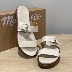 Madewell Cream Sandal with Buckle